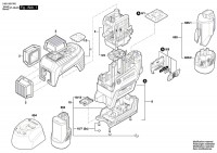 Bosch 3 601 K63 R00 Gll 3-80 C Laser Level / Eu Spare Parts